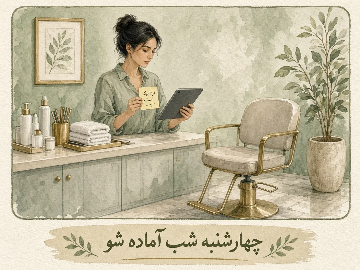 آمادهسازی چهارشنبه شب با نرم افزار مدیریت آرایشگاه زنانه