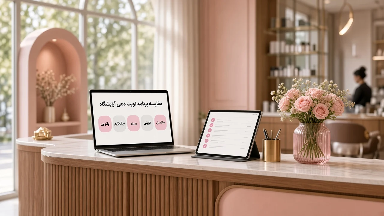 برنامه نوبت دهی آرایشگاه؛ مقایسه ۵ گزینه روی لپ‌تاپ پذیرش